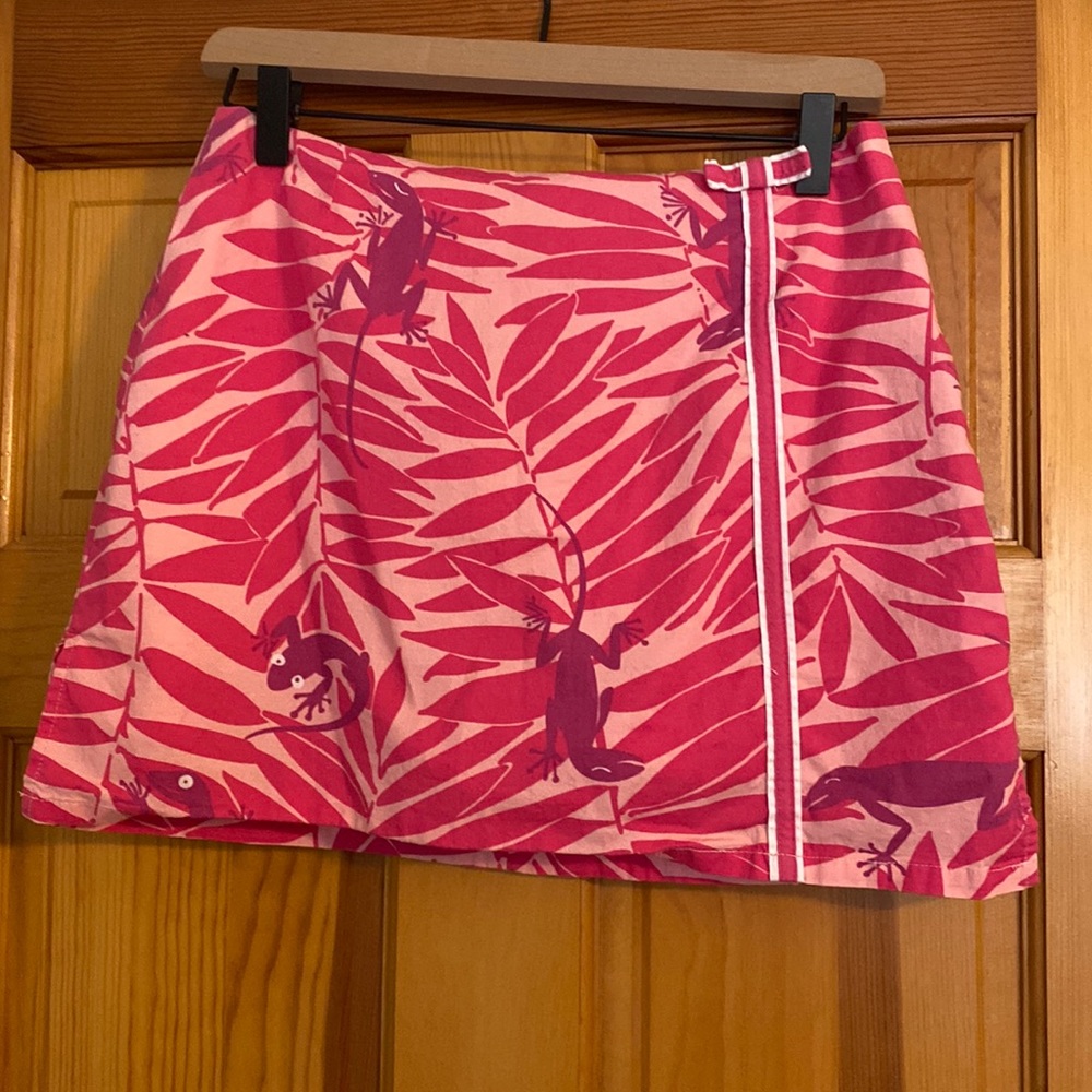 Lilly Pulitzer cotton blend skirt with built in shorts Sz4